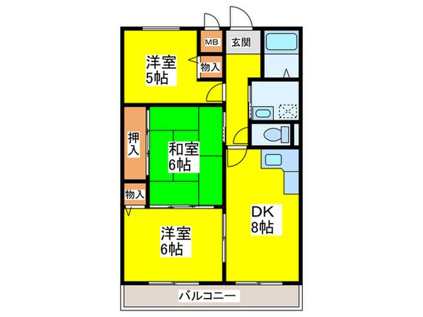 シャトレＫＴの物件間取画像